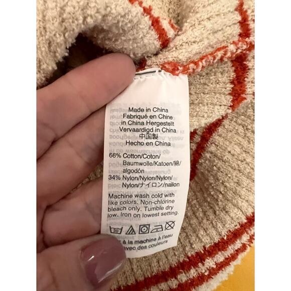 Madewell Kingston Button-Front Cream Striped Sweater Tank Top Size Medium - Picture 6 of 9